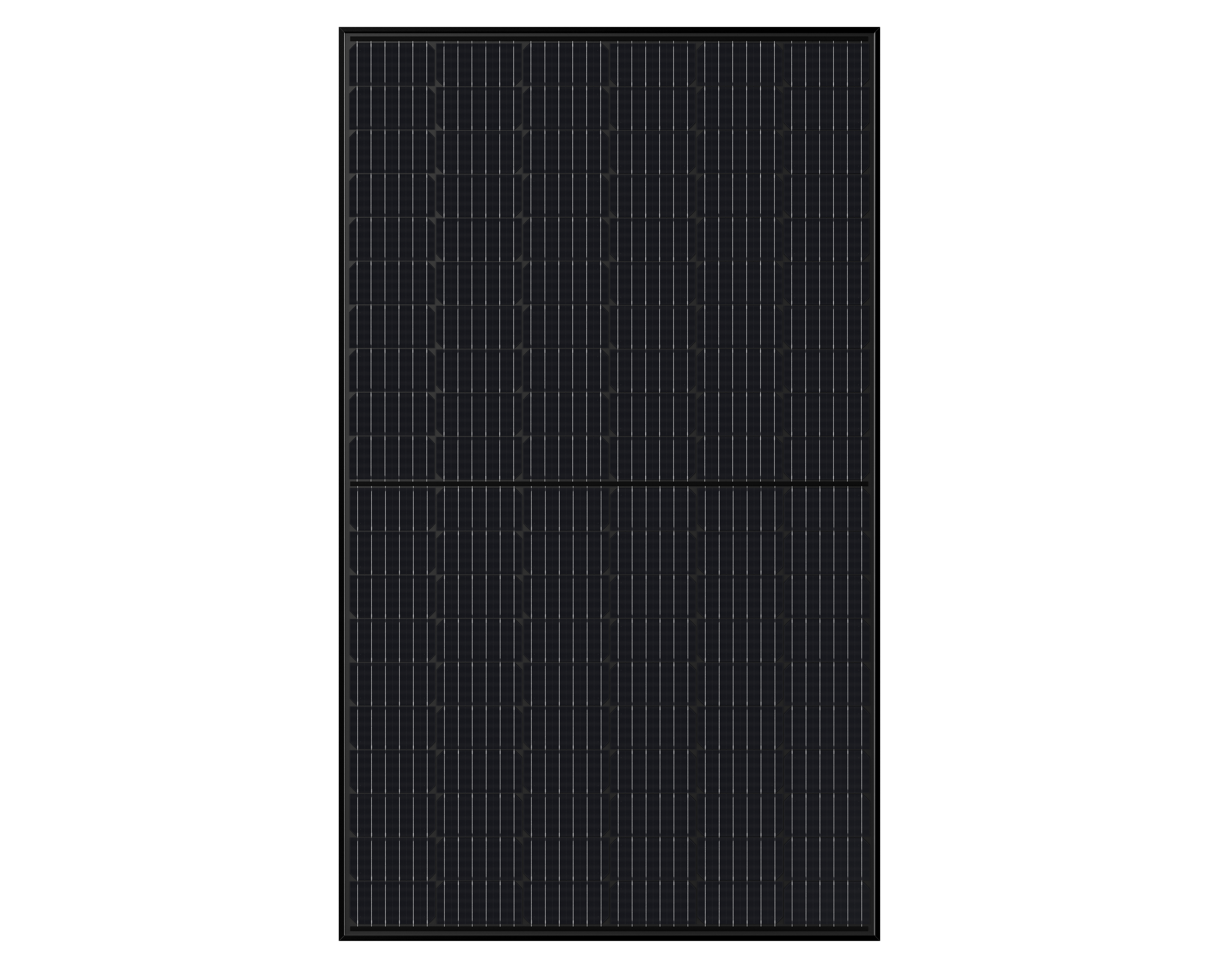 image of a black rectangular solar panel